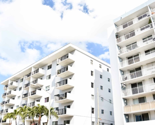 modern building, photo as a background modern building in miami city florida usa america_